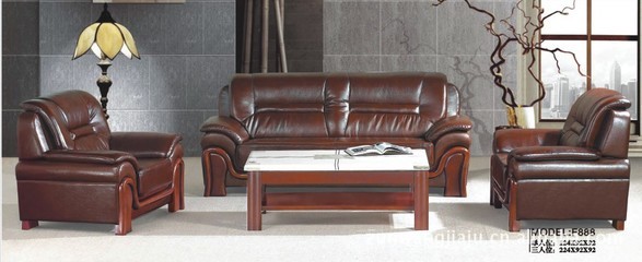 批发供应真皮办公沙发F888 尊旺家具的优质选择